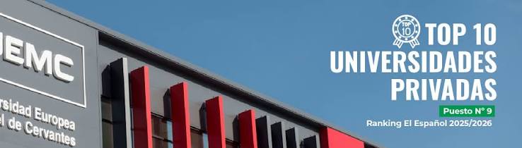 Universidad Europea Miguel de Cervantes (UEMC), Top 10 universidades privadas en el Ranking El Español 2025/2026